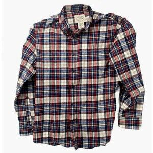 St Johns Bay Shirt Men's Size XL Quilted Flannel Plaid Tartan Long Sleeve